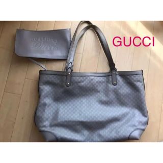 グッチ(Gucci)のGUCCI グッチレザートートバッグ　保管袋付き(トートバッグ)