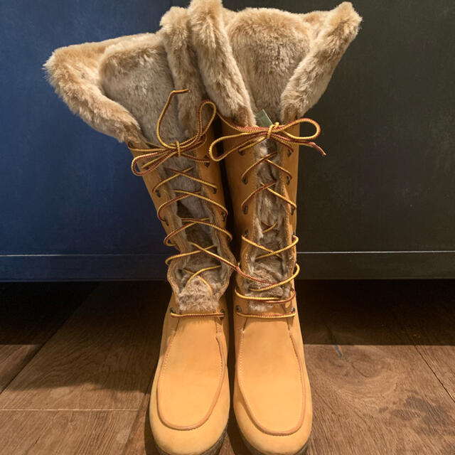 Timberland(ティンバーランド)のティンバーランド Timberland ファーロングブーツ 未使用 レディースの靴/シューズ(ブーツ)の商品写真