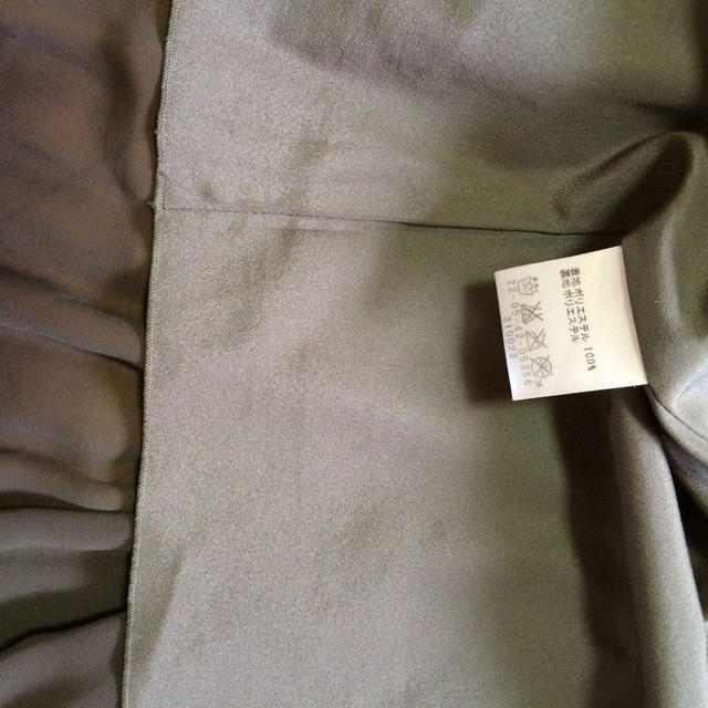 TOMORROWLAND(トゥモローランド)のトゥモロー グレージュシフォンスカート レディースのスカート(ひざ丈スカート)の商品写真