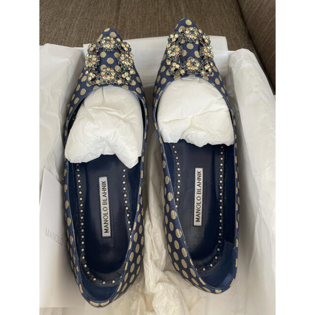 MANOLO BLAHNIK(マノロブラニク)のマノロブラニク　ハンギシ　37.5cm レディースの靴/シューズ(ハイヒール/パンプス)の商品写真