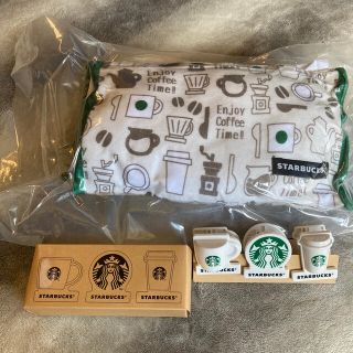 スターバックスコーヒー(Starbucks Coffee)のスターバックス2020クリップと2021トライアングルクッション(クッション)