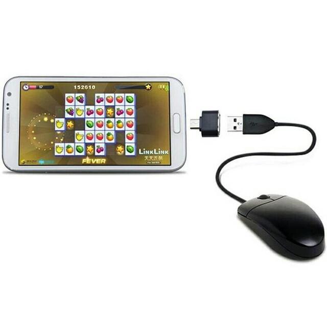選べる7色 USB 2.0 to microUSB変換 ホスト OTG スマホ/家電/カメラのPC/タブレット(PC周辺機器)の商品写真