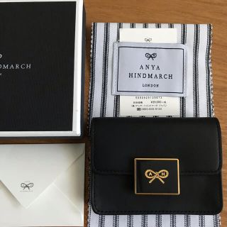 アニヤハインドマーチ(ANYA HINDMARCH)の(Bobbed様)未使用アニヤハインドマーチ♡定番リボンのミニ財布(財布)