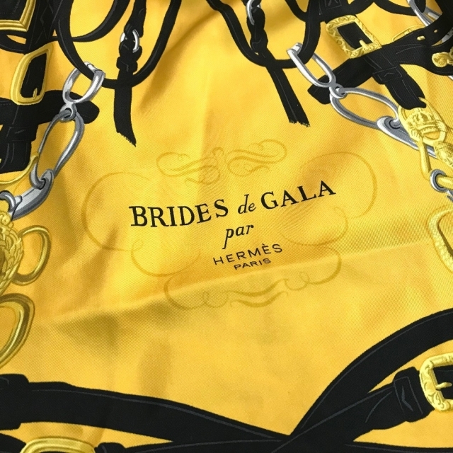 エルメス HERMES BRIDES de GALA シルク切り替えニット 長袖シャツ