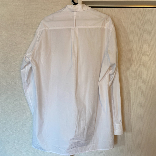 Broad Open Collar Shirt オープンカラーシャツ　ホワイト白