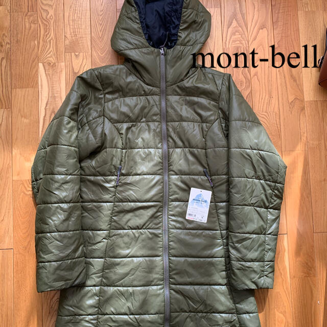 mont bell(モンベル)のお値下げ！モンベル　サーマランドコート　ダークオリーブ　M レディースのジャケット/アウター(ダウンジャケット)の商品写真