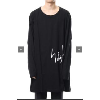 ヨウジヤマモト(Yohji Yamamoto)のグラウンドワイ　ロングスリーブジャンボカットソー　黒ブラック　ロンT(Tシャツ/カットソー(七分/長袖))