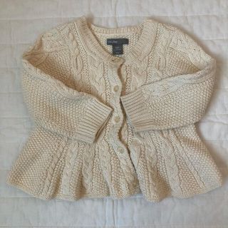 ベビーギャップ(babyGAP)のbaby Gap ニットカーディガン　70cm(カーディガン/ボレロ)