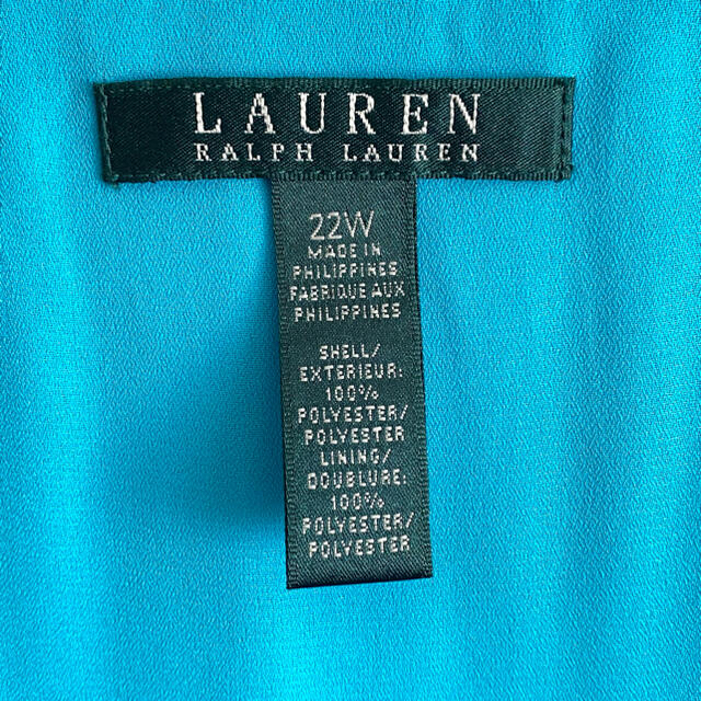 Ralph Lauren(ラルフローレン)のRALPH LAUREN ワンピース　22W 大きなサイズ レディースのワンピース(ひざ丈ワンピース)の商品写真