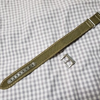 ハミルトン(Hamilton)のハミルトン　腕時計　純正ベルト　尾錠　取り付け幅20mm　中古品(レザーベルト)