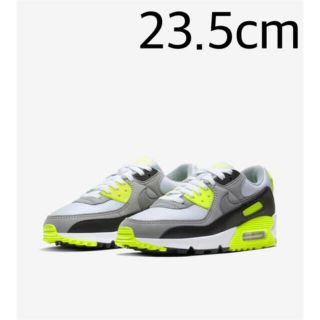 ナイキ(NIKE)の23.5cm エアマックス90 airmax90 ネオン ボルト イエロー(スニーカー)