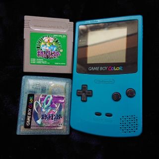 ゲームボーイ(ゲームボーイ)のゲームボーイカラー 本体 ポケモンカセット(携帯用ゲーム機本体)