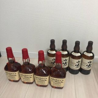 サントリー(サントリー)の山崎nv 700ml  メーカーズマーク700ml(ウイスキー)