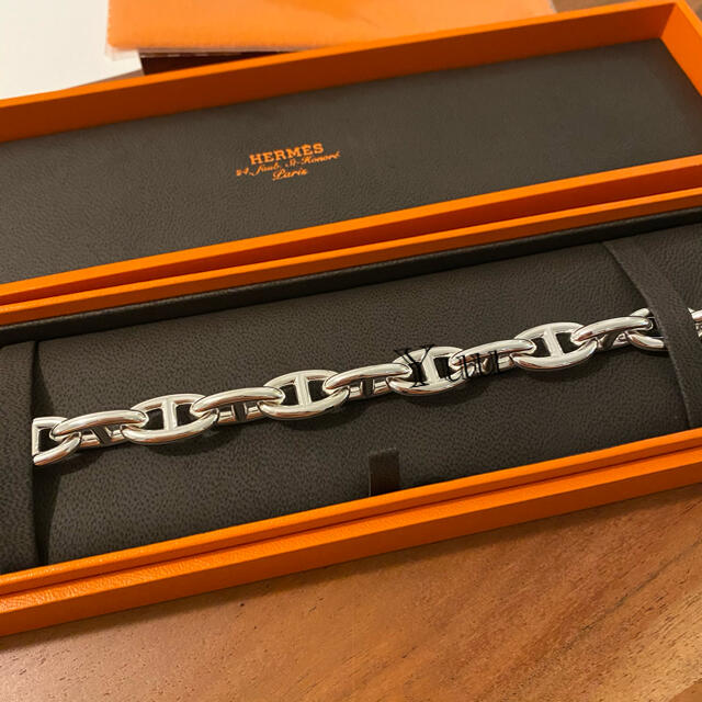 Hermes(エルメス)のステテコ様専用　HERMES シェーヌダンクル　GM13コマ メンズのアクセサリー(ブレスレット)の商品写真