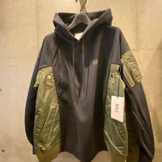 sacai nike パーカー　ナイキ　M ネイビー　カーキ