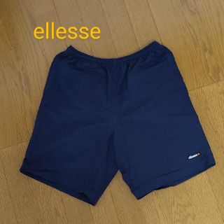 エレッセ(ellesse)のellesse エレッセ M 女性 ネイビー ハーフパンツ ゴムパンツ コットン(ハーフパンツ)