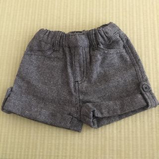 ブランシェス(Branshes)の【美品】ブランシェス ショートパンツ 80 女の子 キュロット ズボン グレー(パンツ)