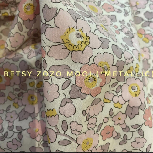 リバティ　生地　タナローン  BETEY ZOZO MOOI Metallic