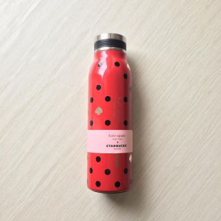 スターバックスコーヒー(Starbucks Coffee)のスターバックス ケイトスペード ステンレスボトル 444ml ポルカドッツ(食器)