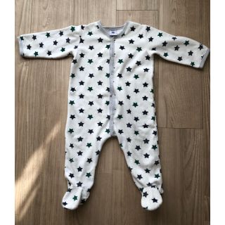 プチバトー(PETIT BATEAU)のプチバトー★フリースカバーオール★(カバーオール)