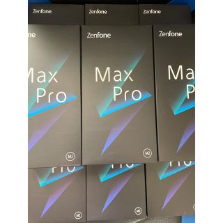 ゼンフォン(ZenFone)の【新品未開封】Zenfone Max Pro M2 ミッドナイトブルー 9台(スマートフォン本体)