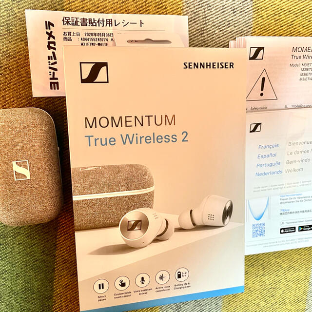 SENNHEISER(ゼンハイザー)のdengeki9999様専用　MOMENTUM True Wireless2 スマホ/家電/カメラのオーディオ機器(ヘッドフォン/イヤフォン)の商品写真