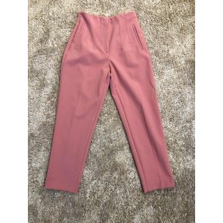 ザラ(ZARA)のZARA＊ハイウエストパンツ(クロップドパンツ)