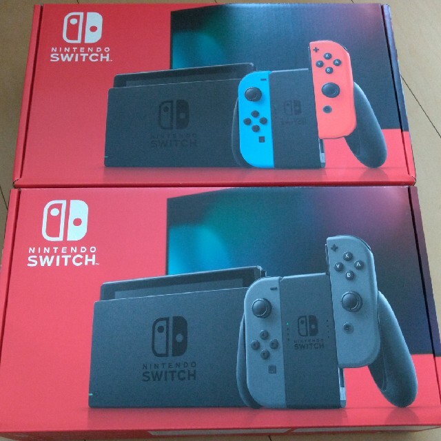 ニンテンドースイッチ　ネオン　グレー　セット