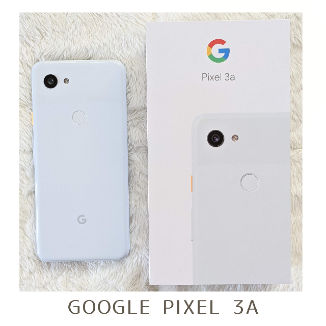 Google Pixel 3a Clearly White 64G simフリー