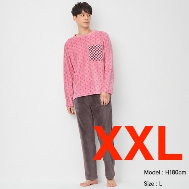 GU(ジーユー)の新品【XXL】(桃)GU 鬼滅の刃 マシュマロフィールセット上下 禰豆子 メンズのトップス(スウェット)の商品写真