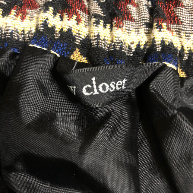 w closet(ダブルクローゼット)のタイトスカート レディースのスカート(ひざ丈スカート)の商品写真