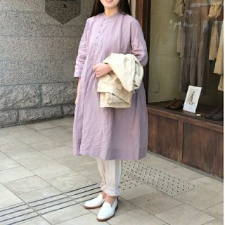 ネストローブ(nest Robe)のネストローブ☆ヘンプコットンクルタチュニック(ひざ丈ワンピース)