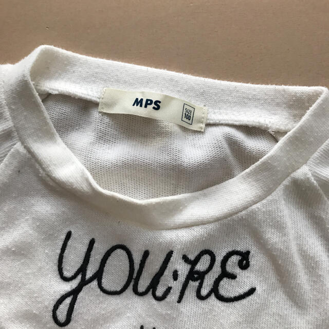 MPS(エムピーエス)のmps １００　トップス　長袖 キッズ/ベビー/マタニティのキッズ服女の子用(90cm~)(Tシャツ/カットソー)の商品写真