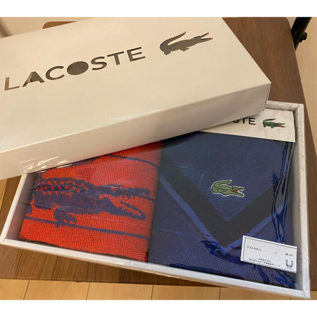 LACOSTE(ラコステ)のラコステ タオルセット インテリア/住まい/日用品の日用品/生活雑貨/旅行(タオル/バス用品)の商品写真