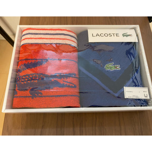 LACOSTE(ラコステ)のラコステ タオルセット インテリア/住まい/日用品の日用品/生活雑貨/旅行(タオル/バス用品)の商品写真