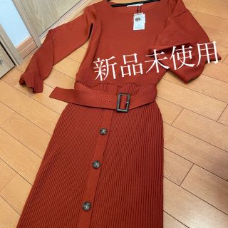 マウジー(moussy)の【セール】【moussy】リブワンピース【交渉可】(ロングワンピース/マキシワンピース)