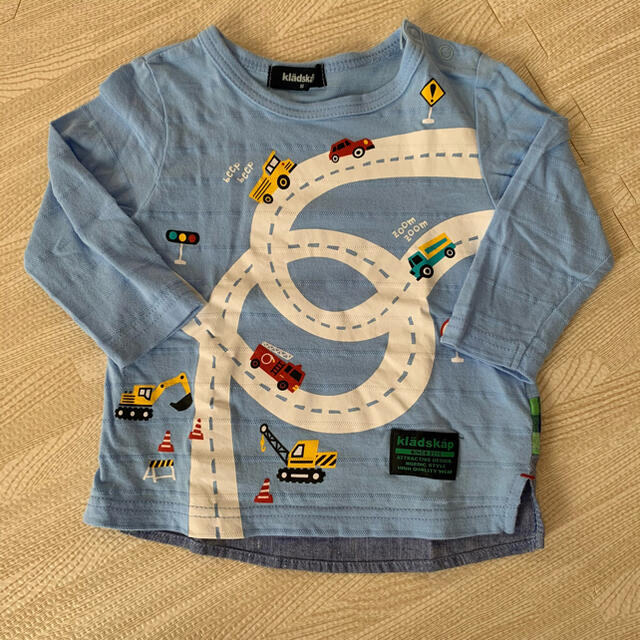 kladskap(クレードスコープ)のクレードスコープ　電車　ロンT キッズ/ベビー/マタニティのベビー服(~85cm)(Ｔシャツ)の商品写真