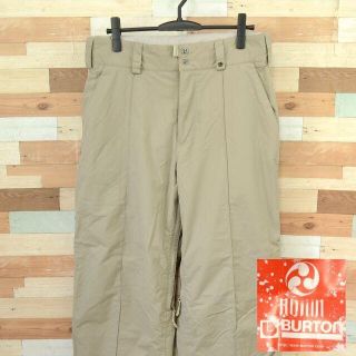 バートン(BURTON)の【BURTON】 美品 バートン スノボウェア ライトグレーボトムス パンツ S(ウエア/装備)