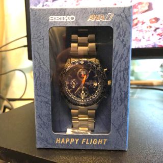 セイコー SEIKO クロノグラフ ハッピーフライト ANAコラボ 腕時計