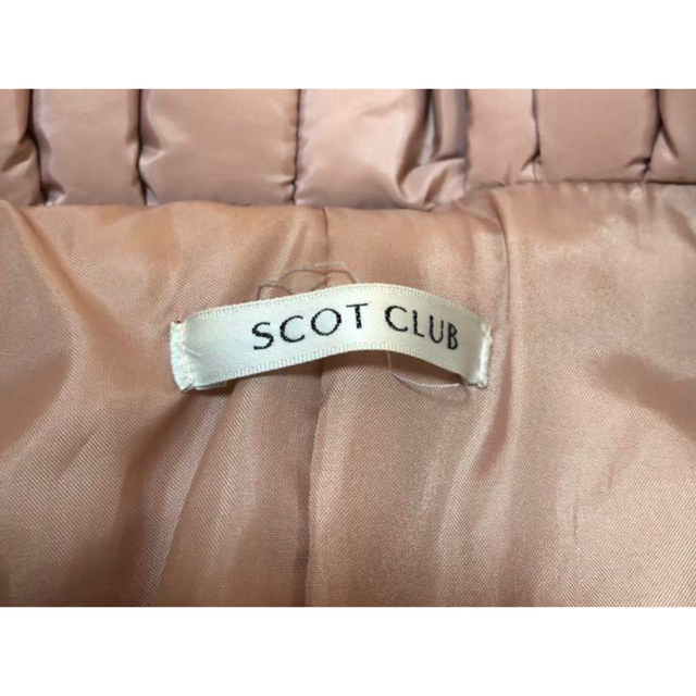 SCOT CLUB(スコットクラブ)のスコットクラブ   SCOTCLUB   ダウンコート   ピンク   M レディースのジャケット/アウター(ダウンコート)の商品写真