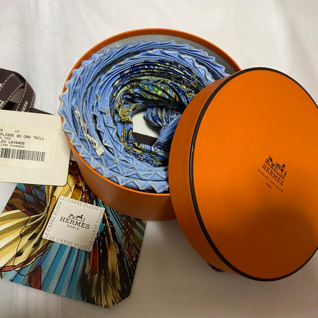新商品!新型 HERMES エルメス プリーツスカーフ CARRE PLISSE 90 CMS