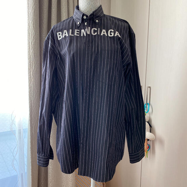 新品正規品男女兼用Balenciaga定番 ロングシャツ