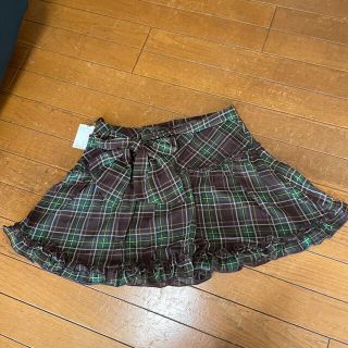 セシルマクビー(CECIL McBEE)の新品セシルマクビー　チェックフリルスカート(ミニスカート)