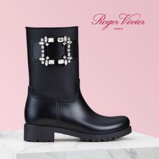 ロジェヴィヴィエ(ROGER VIVIER)のmakaron様ご専用✳︎新品未使用ロジェヴィヴィエ　レインブーツ38(レインブーツ/長靴)