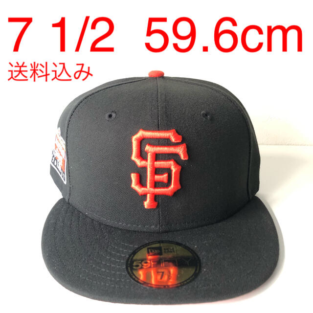 New Era ツバ裏ピンク 1/2 Cap ニューエラ ジャイアンツ ブラック