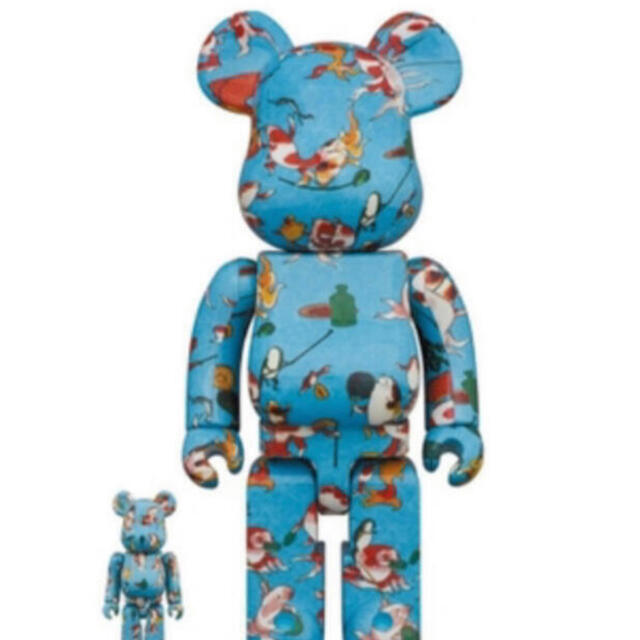 BE@RBRICK 歌川国芳「金魚づくし」 100% ＆ 400%