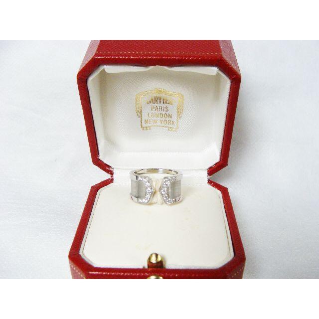 Cartier(カルティエ)のCartierカルティエ2C750WGK18金ホワイトゴールドダイヤモンドリング メンズのアクセサリー(リング(指輪))の商品写真