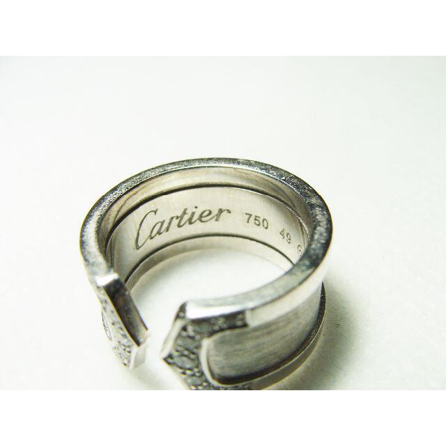 Cartier(カルティエ)のCartierカルティエ2C750WGK18金ホワイトゴールドダイヤモンドリング メンズのアクセサリー(リング(指輪))の商品写真