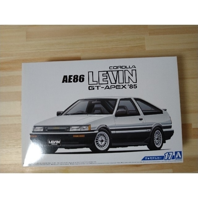 AOSHIMA(アオシマ)の青島文化教材社 1/24 ザ・モデルカーシリーズ No.17 トヨタ AE86  エンタメ/ホビーのおもちゃ/ぬいぐるみ(模型/プラモデル)の商品写真