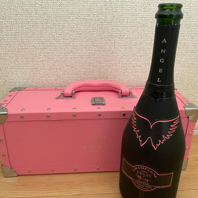 エンジェルシャンパン ピンク 空瓶 箱付き - シャンパン